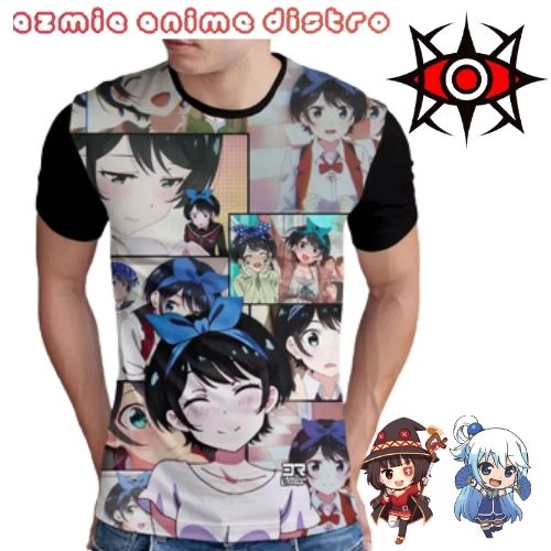 kaos printing anime Kanojo Okarishimasu Sarashima Ruka 2