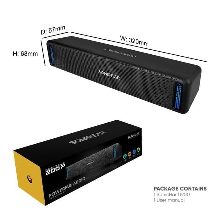 Speaker Sonic Gear Soundbar 200P