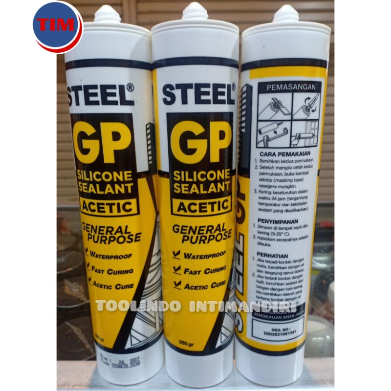 

Lem Silicone Sealent Steel GP