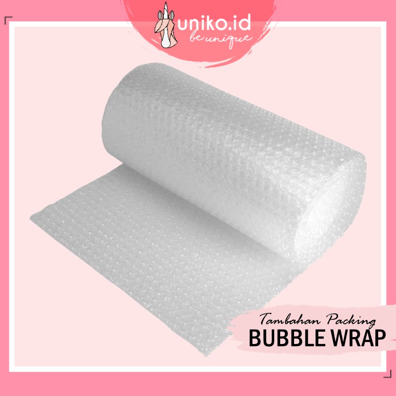 

UNIKO.ID - BUBBLE WRAP bubble warp untuk bungkus pesanan agar lebih aman / TAMBAHAN PACKING