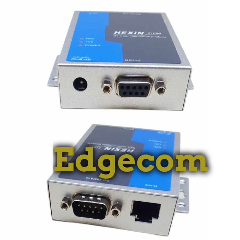 Konverter RS232 to RS485/RS422 With Ethernet and Adapter HEXIN