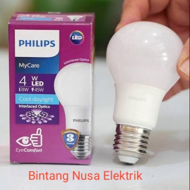 Lampu LED Philips 4 Watt Besar