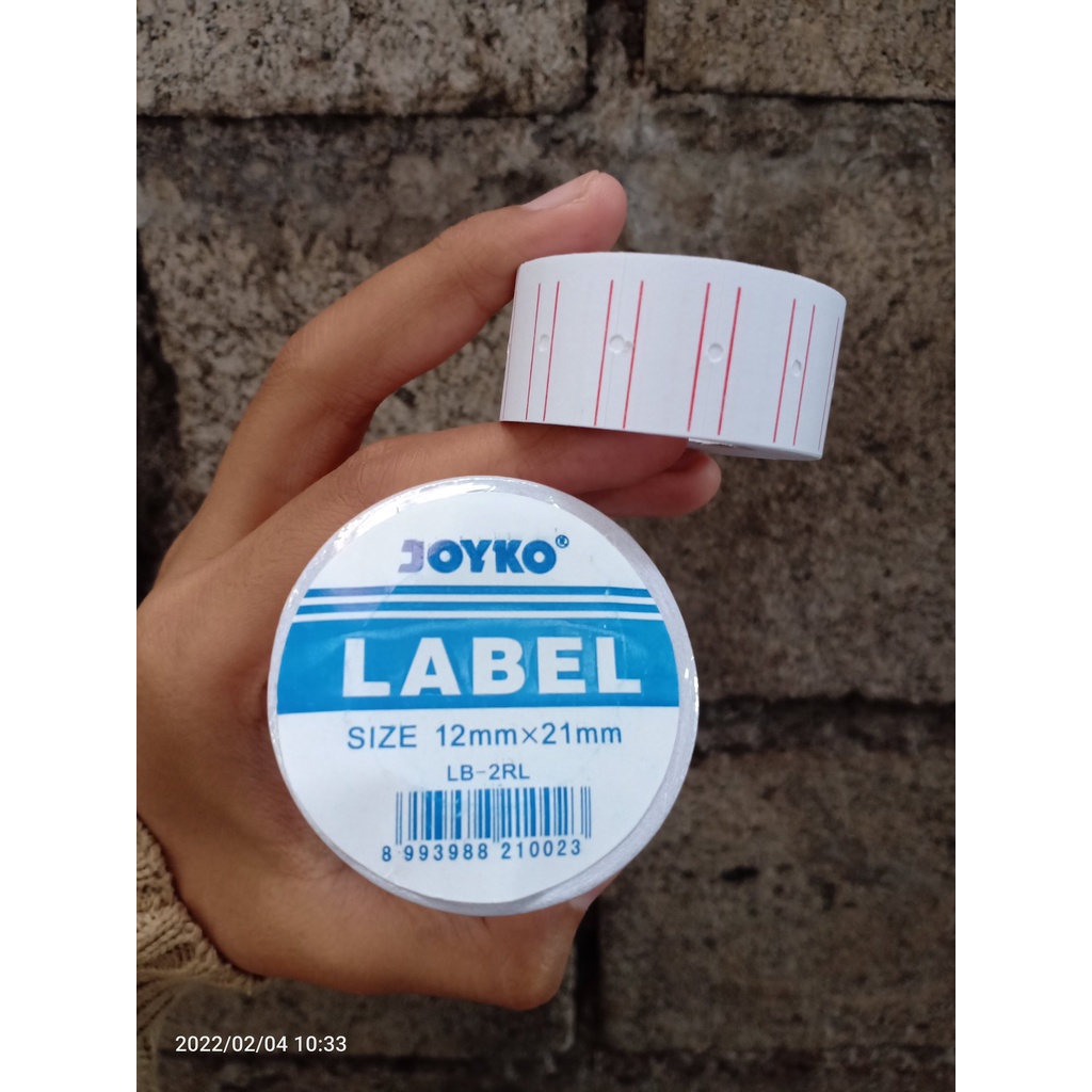 

refill kertas dan tinta joyko mx5500 alat label harga