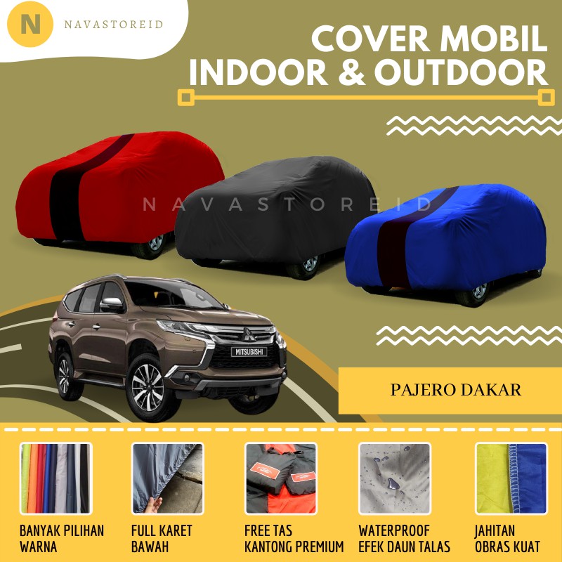 Mitsubishi Pajero Dakar/Sport Cover Waterproof Cover Sarung Mobil Mitsubishi Pajero Dakar/Sport
