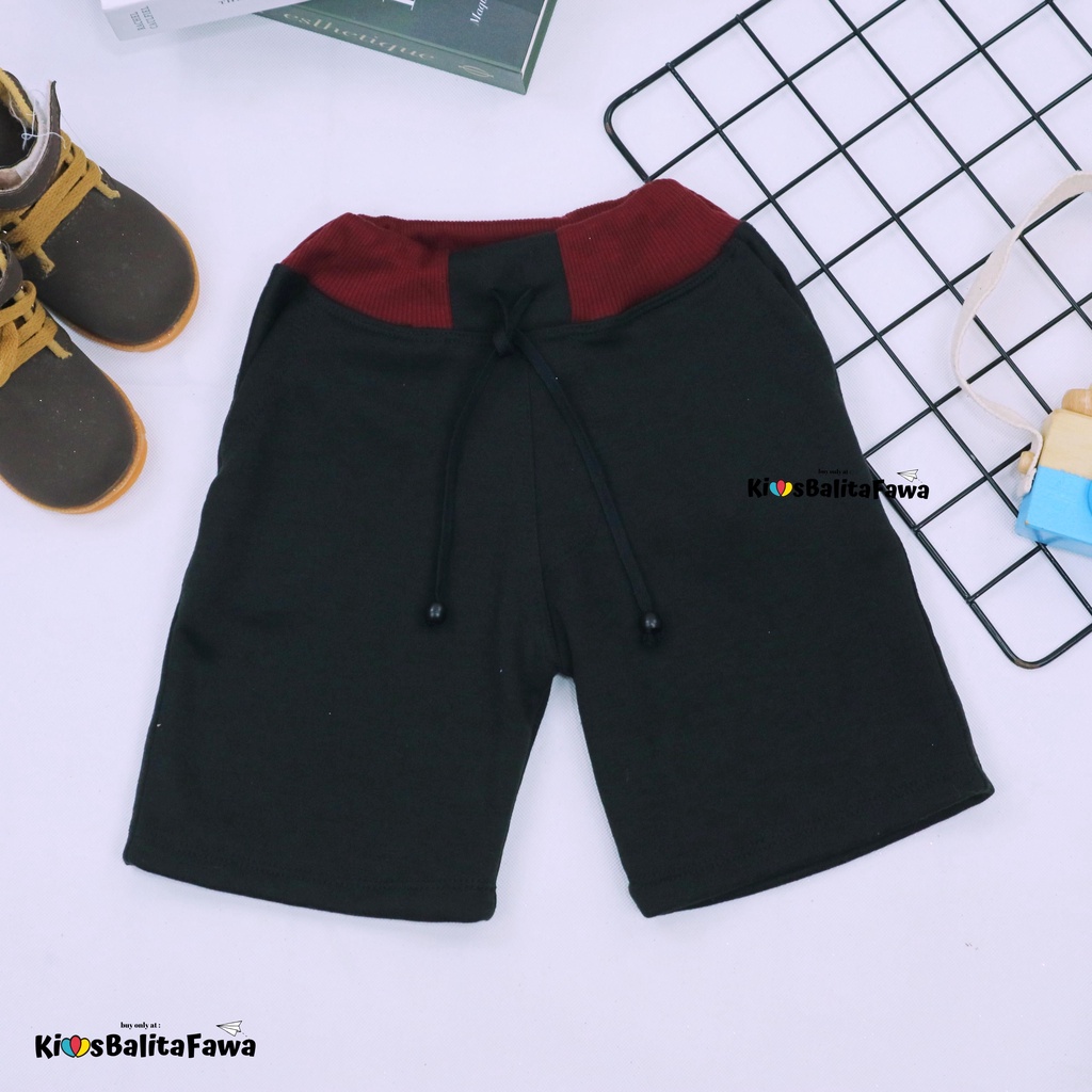 Celana Pendek Polos Bryan uk 1-8 Tahun / EXPORT Quality Bawahan Pendek Polos Anak Laki Perempuan Pants Babycinnamon