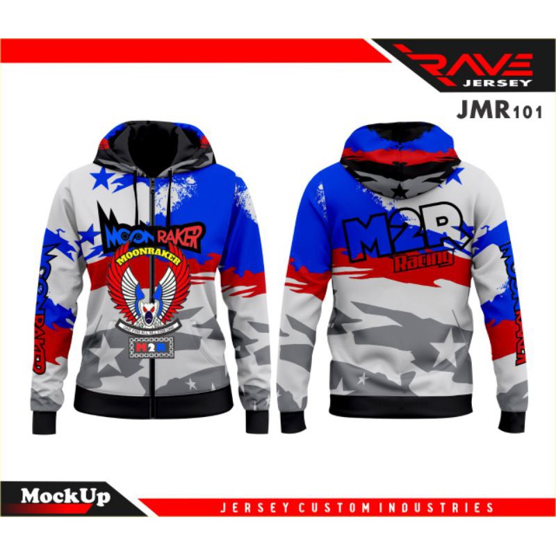 JAKET MOONRAKER PRINTING CUSTOM(bisa reques nama,motif & logo)