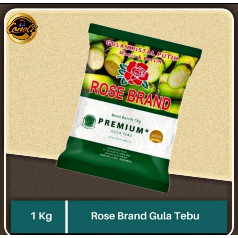 

gula putih /gula pasir /gula crystal 1 kg rose brand