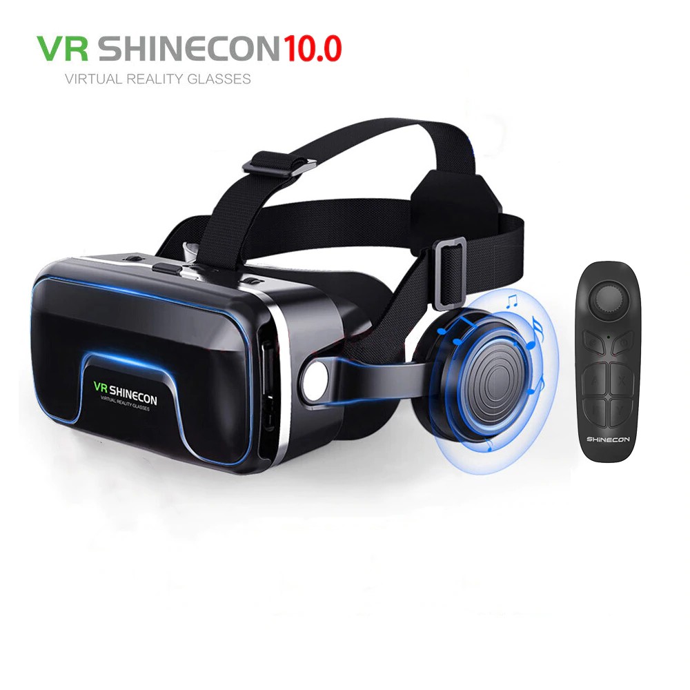 VR game Hot2019 Google Cardboard VR shinecon Pro Version VR Virtual Reality 3D Glasses +Smart