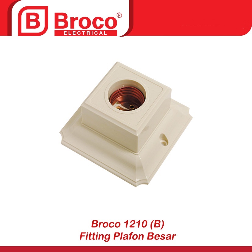 Broco Piting Plafon Piting Lampu Persegi 1210