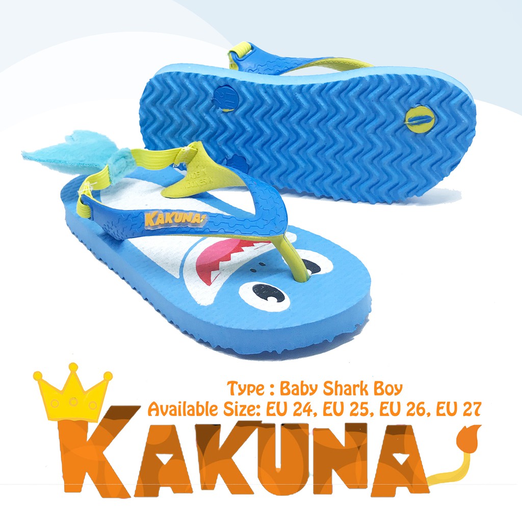 baby shark flip flops