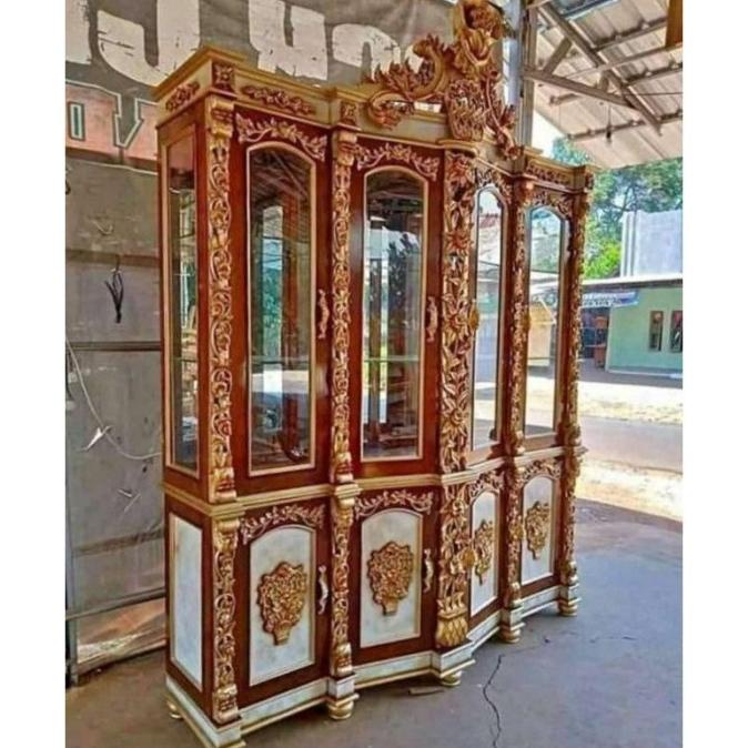 Lemari Hias Kayu Jati / Lemari Hias Shima Kayu Jati / Lemari Shima