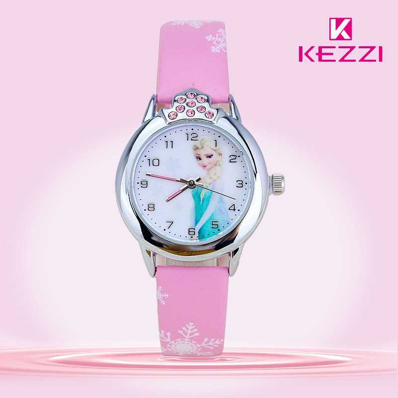 JOYROX Jam Tangan Anak JT 87 Wristwatch Perempuan Princess Elsa Anna Frozen Lucu Menarik Berkualitas