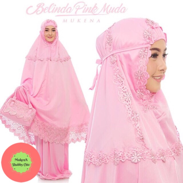 Mukena Belinda mukena mewah dengan 5 variant warna, mukena cantik mukena adem dan tidak menerawang