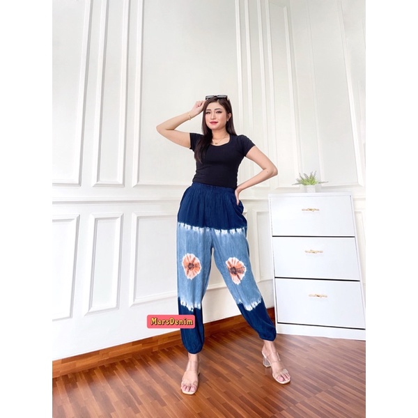 CELANA TIE DYE JOGGER WANITA // CELANA SANTAI // CELANA TIDUR