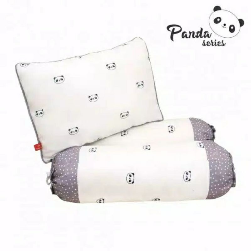 Omiland Bantal Guling Set Peang Series Panda OWB1142