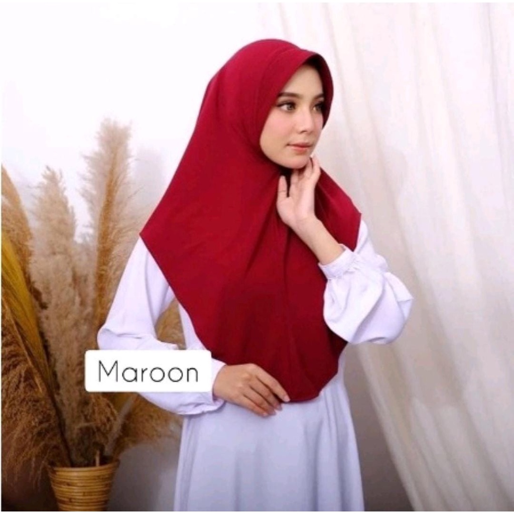 Raisa hijab bergo sport jersey / jilbab sport jersey pet antem