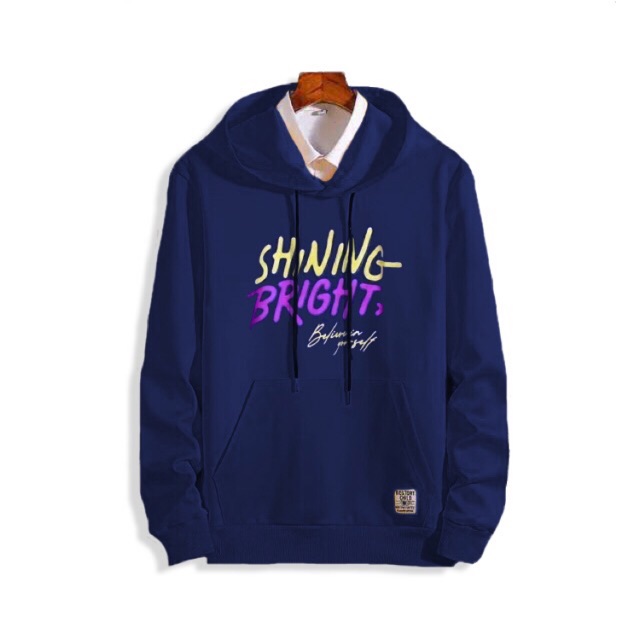 JAKET SWEATER HOODIE SHINING BRIGHT ORIGINAL NAVY PREMIUM