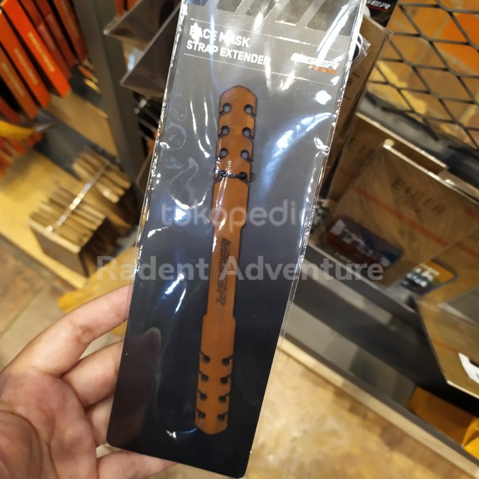 Tali Masker EIGER1989 X ADAPTEREN Mask Strap Brwon Coklat 91000 6455 Ori