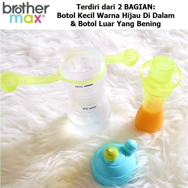 Brother Max 2-in-1 Drinks Cooler Sports Bottle Botol Minum Anak