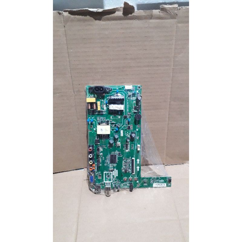 mesin tv komponen tv mainbaord tv motherboard tv ori led toshiba 32L2800VJ