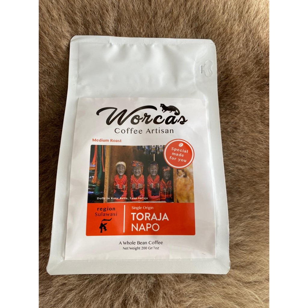 

WORCAS COFFEE TORAJA NAPO 200 Gram | Medium Roast