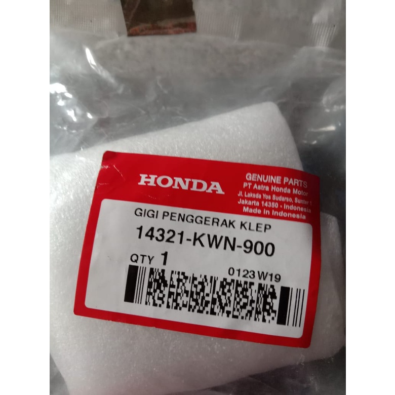Gigi Penggerak Klep Honda Vario 125 Vario 150 PCX 150 14321 KWN 900