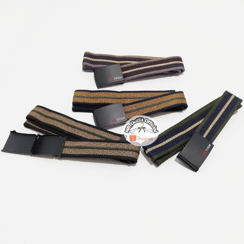 Belt Cowok Gesper Canvas Premium Pria Sabuk Ikat Pinggang Kanvas NR_Outfit Official COD