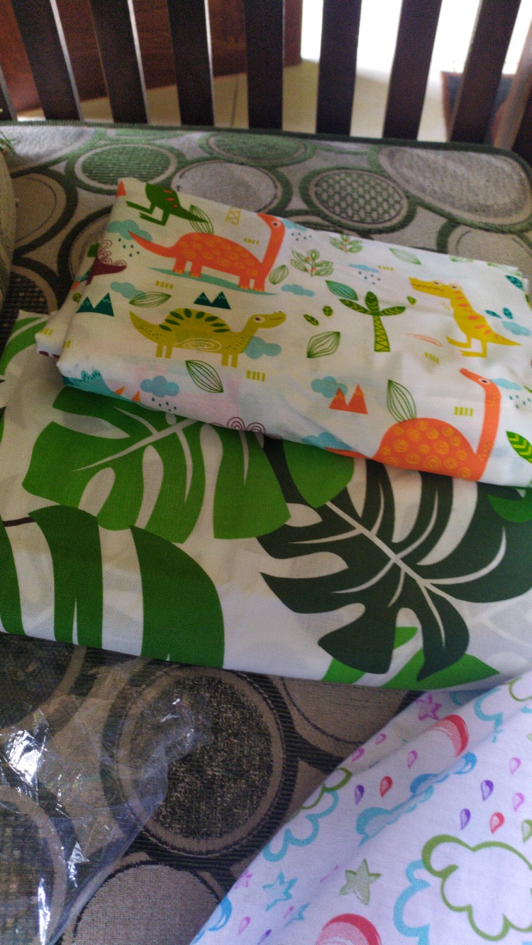 Kain Sprei Meteran Daun Monstera Leaf Colour Thalia Esra