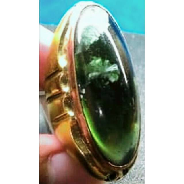 Cincin Kinyang Daun Kristal