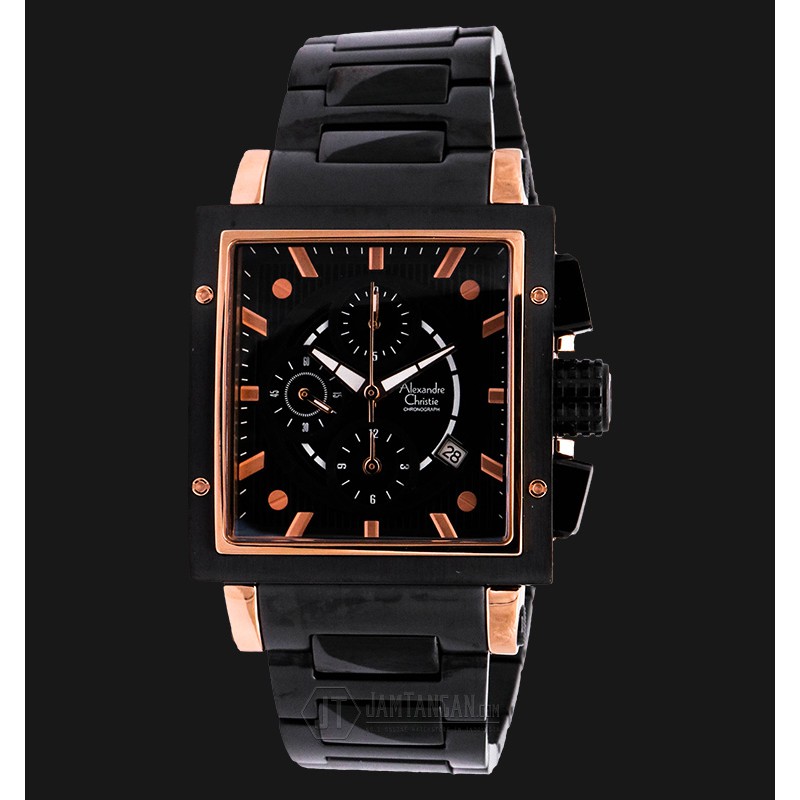 Alexandre Christie AC 6182 MC BBRBA Man Sport Black Dial Stainless Steel