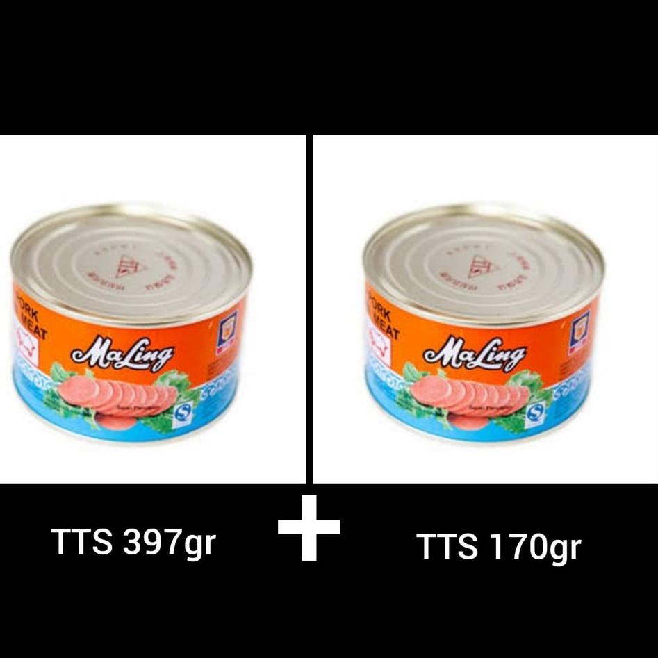 

snsn Ma Ling FYF / TTS Luncheon Pork Meat 397gram / 170gram / Daging Ham Babi Maling Non Halal ▼➯ ➝