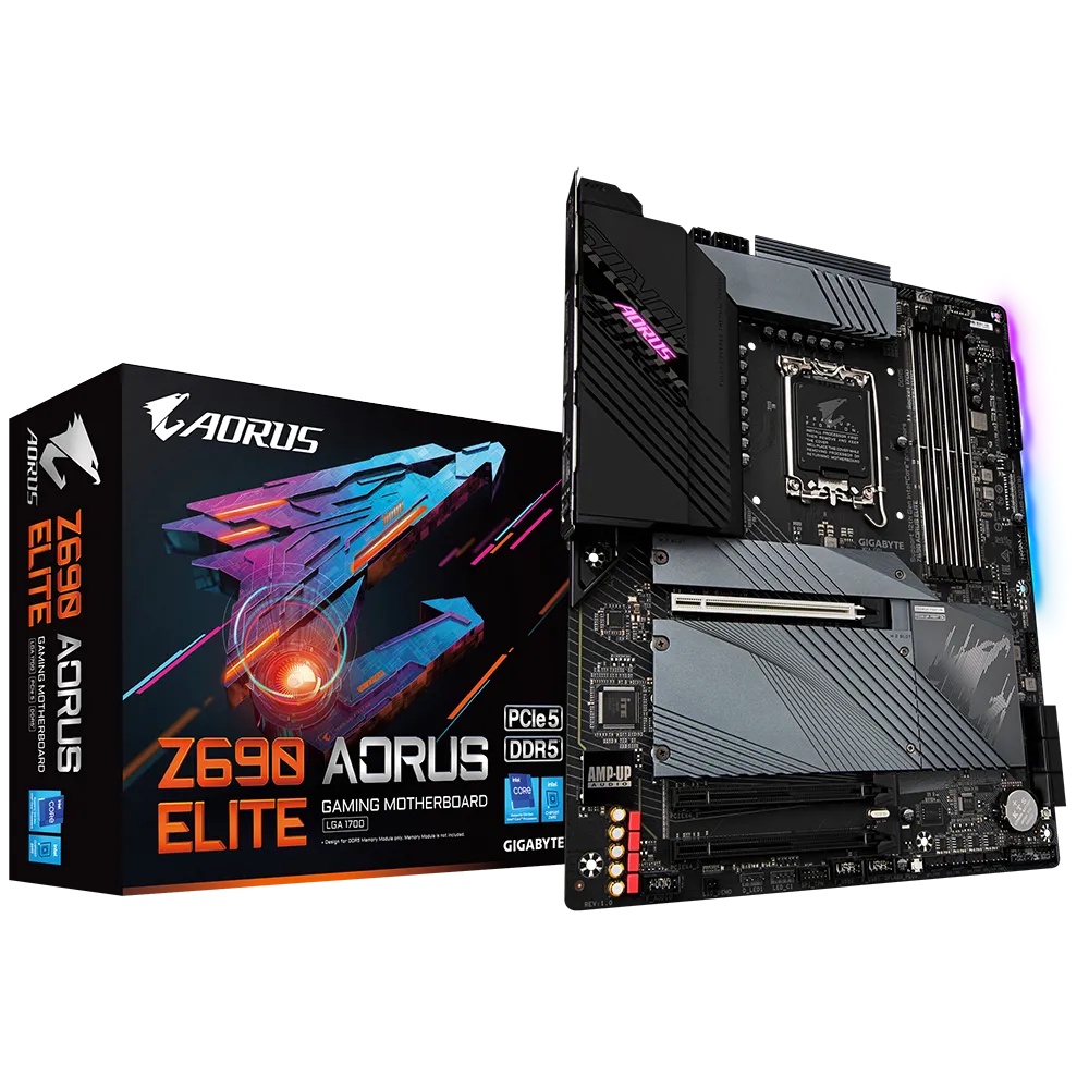 GIGABYTE Z690 AORUS ELITE DDR5 | Motherboard Intel Gen12 LGA 1700 ATX