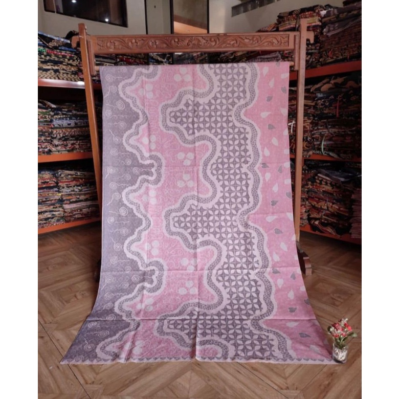 Arumbatik Kain Batik New Motif Modern Premium Full Handprint Solo Warna abu pink lawas dan tidak lun