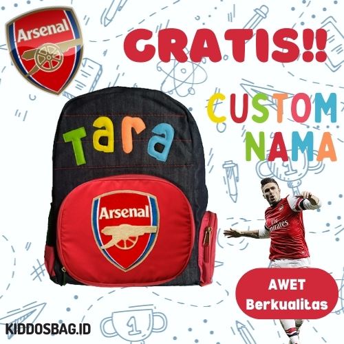 TAS KARAKTER ANAK SEKOLAH PAUD TK SD BOCIL PEREMPUAN LAKI-LAKI TAS CEWEK COWOK CUSTOM NAMA DAN WARNA