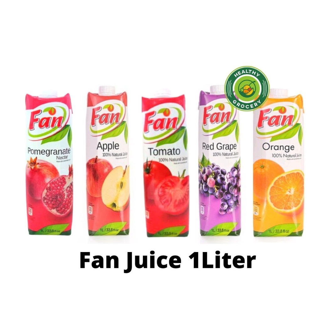 Fan Juice Natural Fruit 1Liter / orange / pomegranate / apple / red grape / tomato
