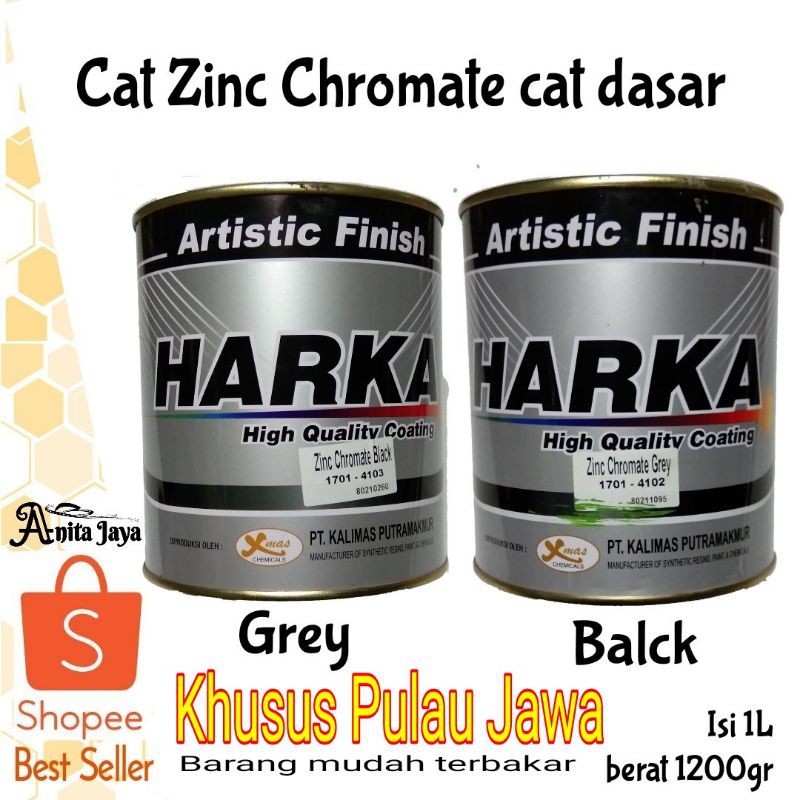 

cat dasar Zinc Cromate atau cat meni besi