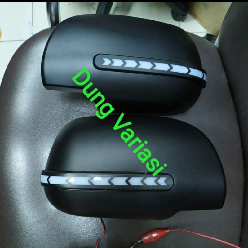 cover spion grand Innova 2012-2015 hitam dop running sein