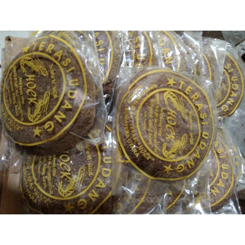 

terasi udang .medan bulat cap hok 1bks