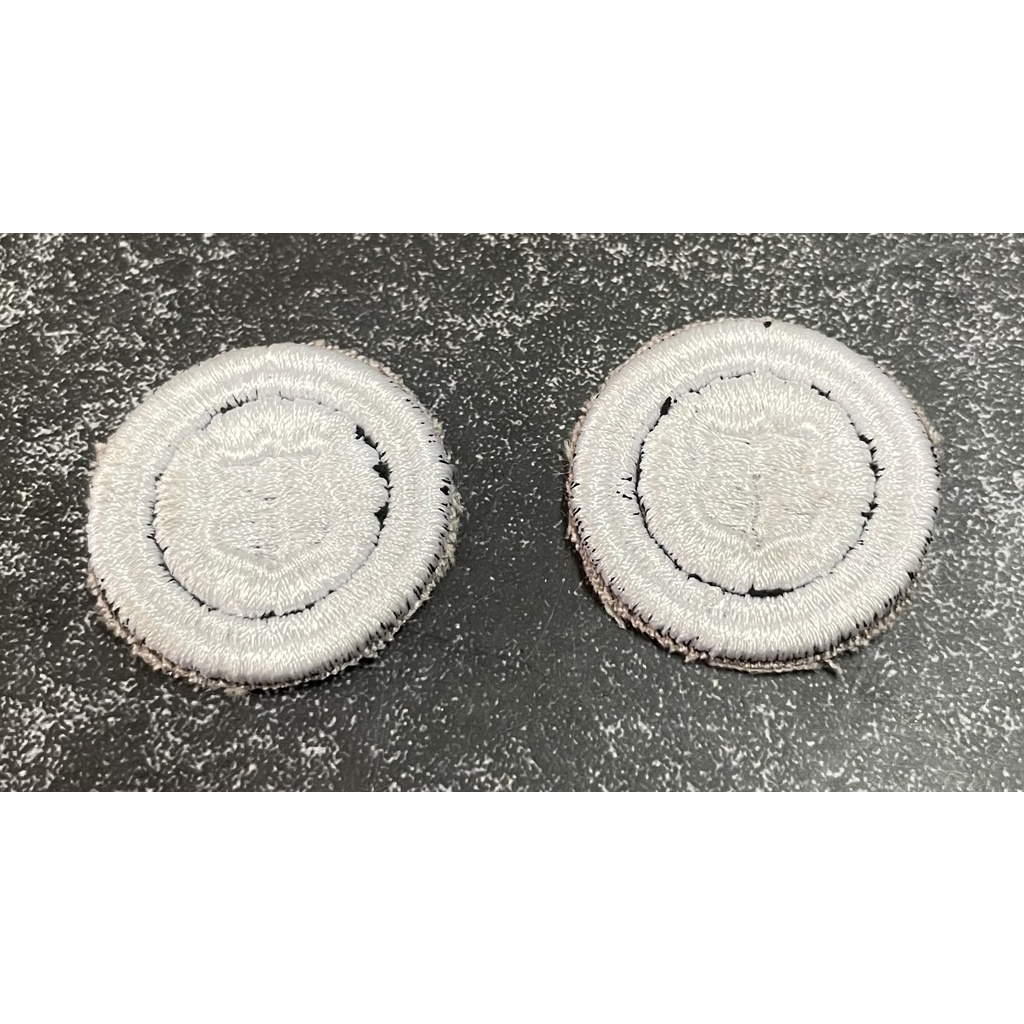 Badge Timbul Monogram Satpam (Bulat) - Bet Satpam - Bordir Monogram Security Timbul