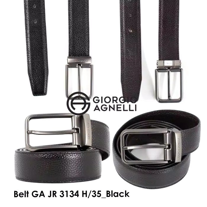 Tali pinggang Giorgio Agnelli ORIGINAL KULIT ASLI 3,5cm / Belt GA H/35
