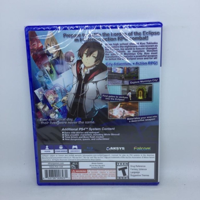 BD PS4 Tokyo Xanadu Ex Plus