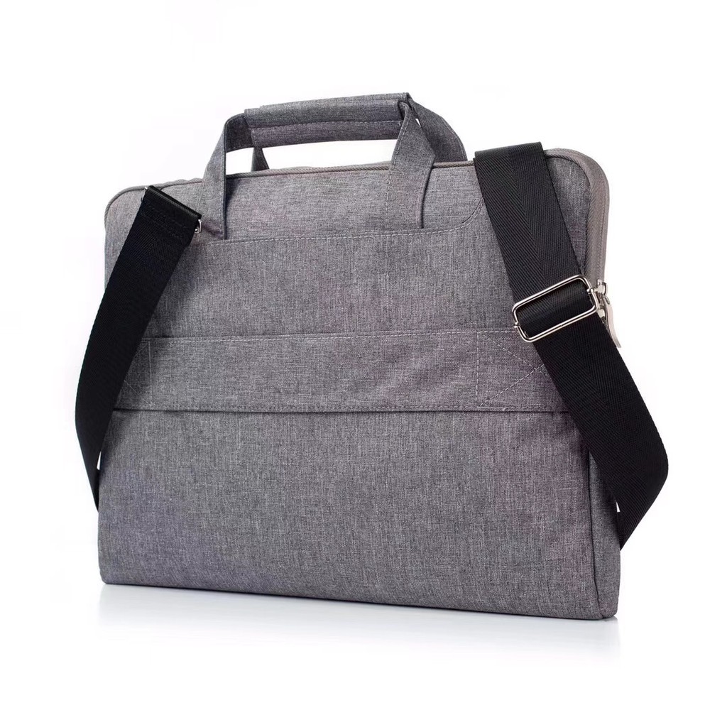 Tas Laptop Selempang Sleeve Macbook Laptop Bag Universal Nylon Sling Bag