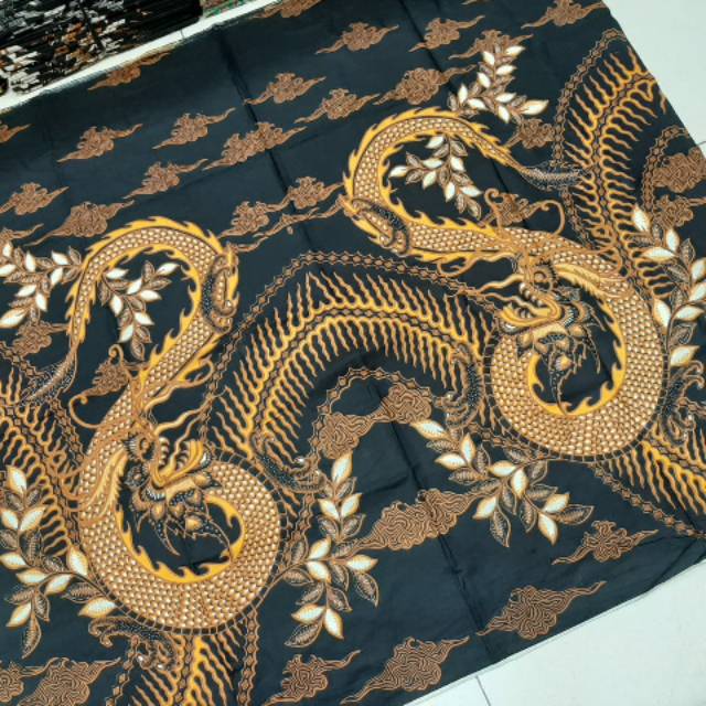 Jual Kain batik solo motif naga sisik kuning Shopee Indonesia