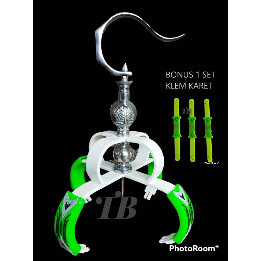 Full Set Cakram/Mahkota Sangkar Burung Murai Lengkap dengan Gantungan Bnr Non Lipat + Pion Daun Stai