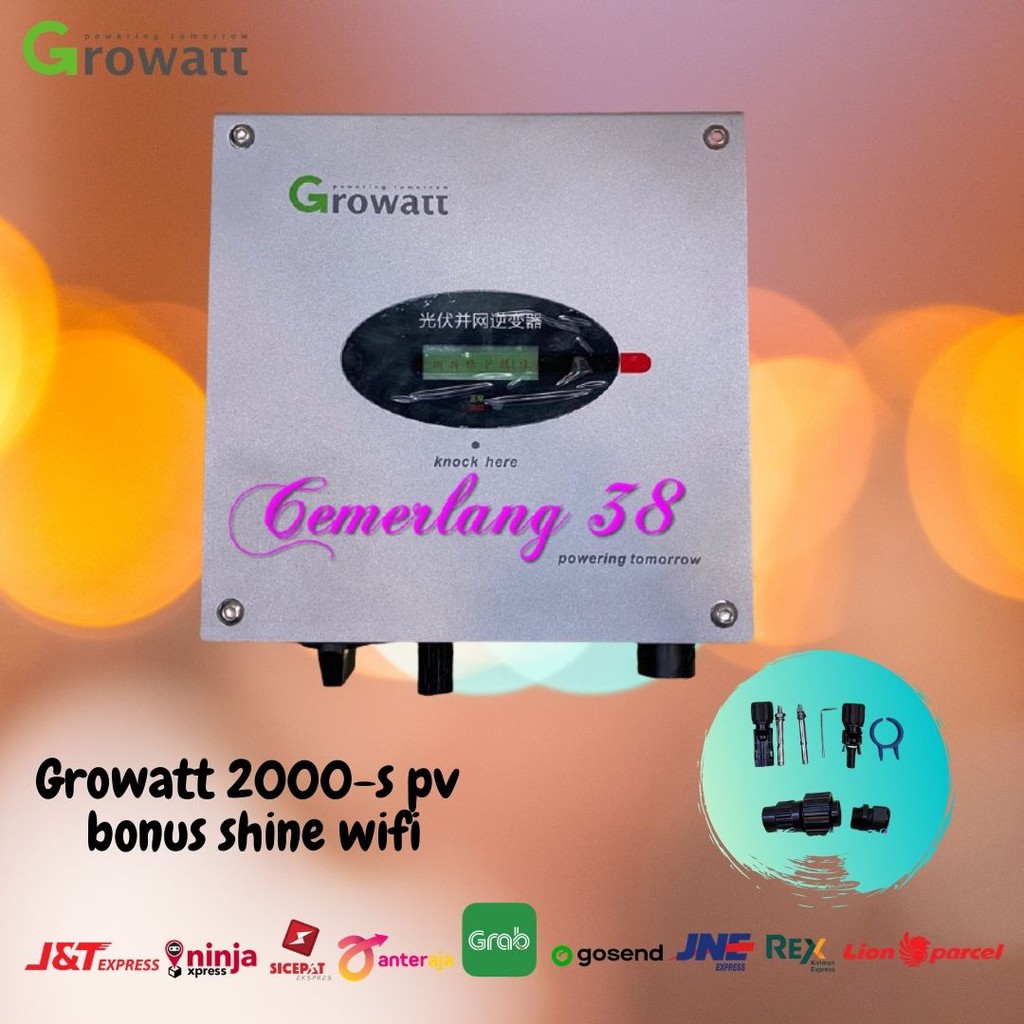 2000W On Grid Growatt 2000-S PV Grid Inverter 2000 W BONUS Shine WIFI