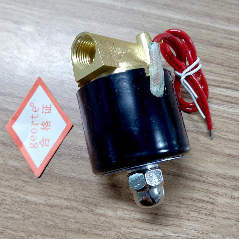 Bisa COD Electric Solenoid Water Valve 220V 2 Point 1/4 Inch - Geerte 2W-025-08