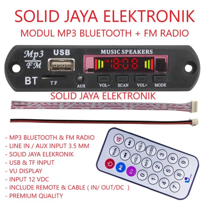 SPEAKER- MODUL MP3 BLUETOOTH + FM RADIO -SPEAKER.