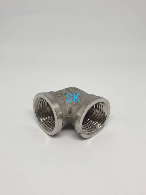 Elbow / Knee Stainles Steel 304 Drat Dalam 1/2&quot; - Keni Drat Dalam Stainles