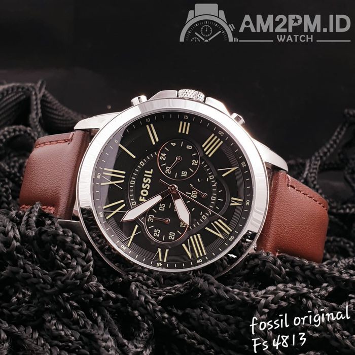 Suplier Jam Tangan Fossil Chronograph Grant Chronograph FS4813 Ori