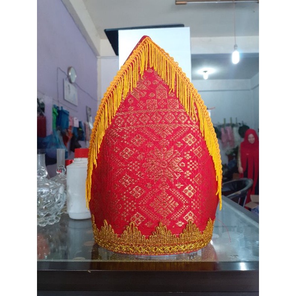 Topi pengantin batak/topi adat batak/sortopi